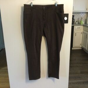 Chocolate Brown NYDJ Stretch Denim Jeans